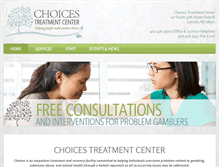 Tablet Screenshot of choicestreatmentcenter.com